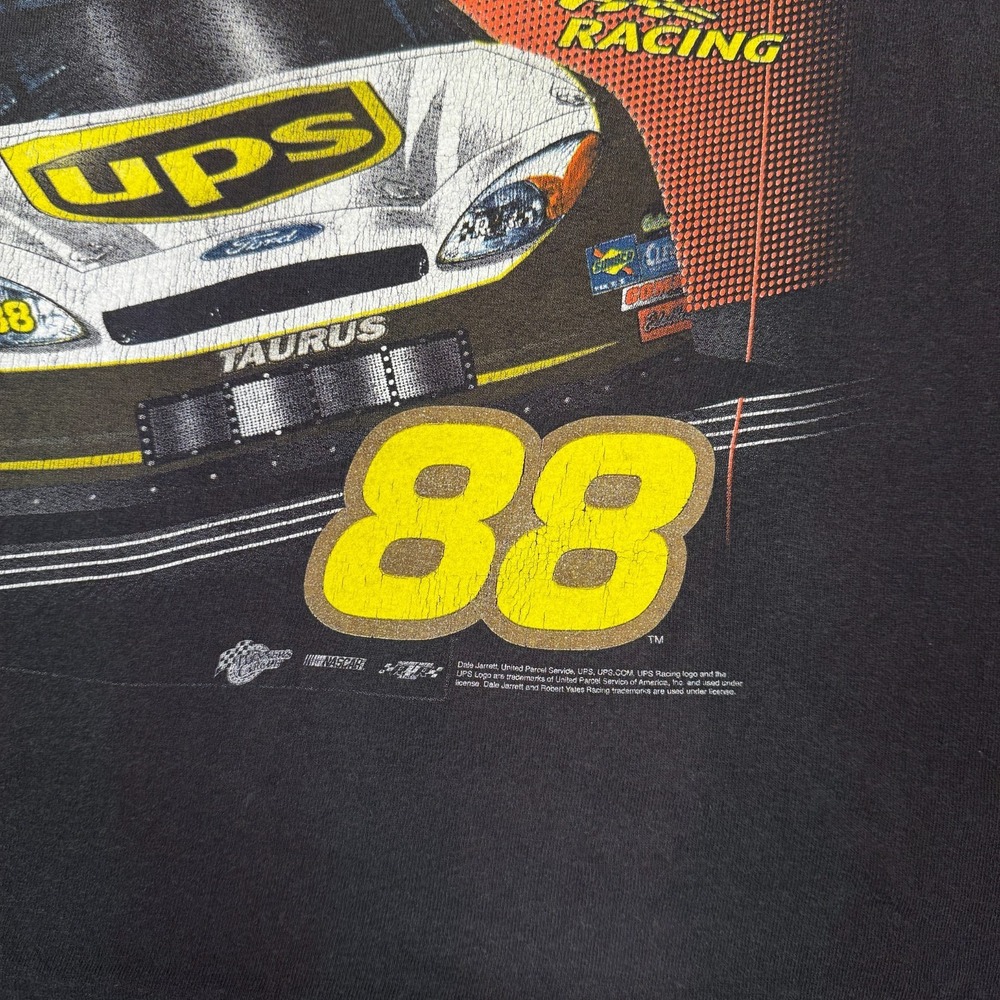 VTG Dale Jarrett #88 NASCAR Racing Tank Top Men 2XL Black Winners Circle Graphic - Picture 3 of 6